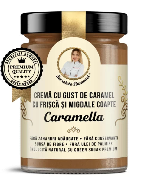 CARAMELLA - CREMA CU GUST DE CARAMEL, CU FRISCA SI MIGDALE COAPTE