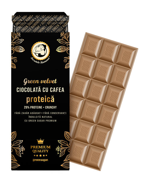 GREEN VELVET CIOCOLATA CU CAFEA PROTEICA