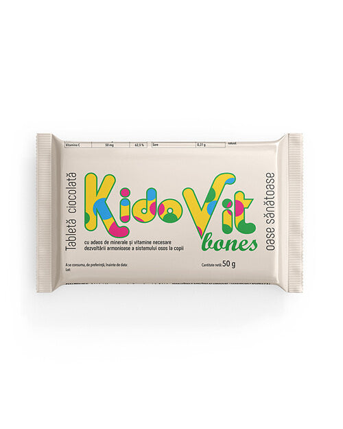 KIDOVIT BONES - tableta de ciocolata