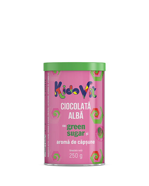 KIDOVIT Ciocolata Alba cu capsune
